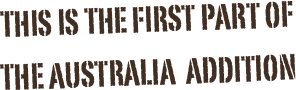 This is the first Part of the Australia  addition